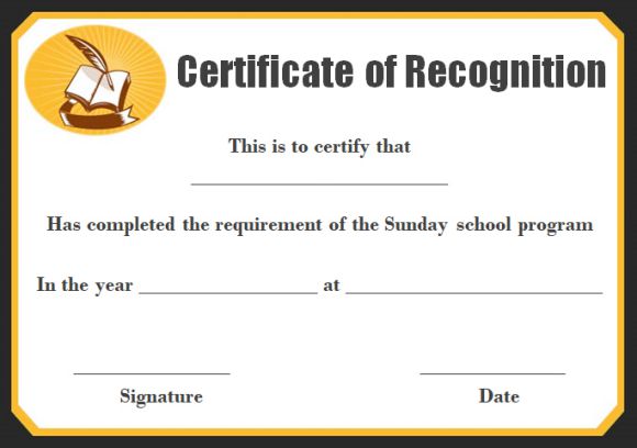 sunday school certificate template 17 specialized