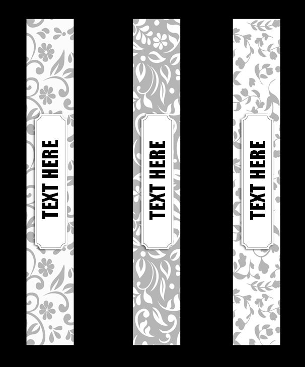 One Inch Binder Spine Template Word PDF Template