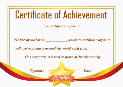 Top Seller Certificate Templates: 10 Free Amazing Customizable