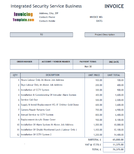 security-guard-invoice-5-free-word-pdf-format-templates-template-sumo