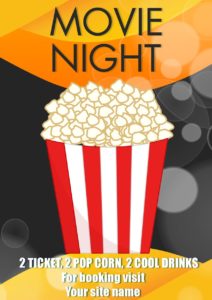 Movie Night Flyer: 20+ Design Templates for Movie Night (Free Download ...