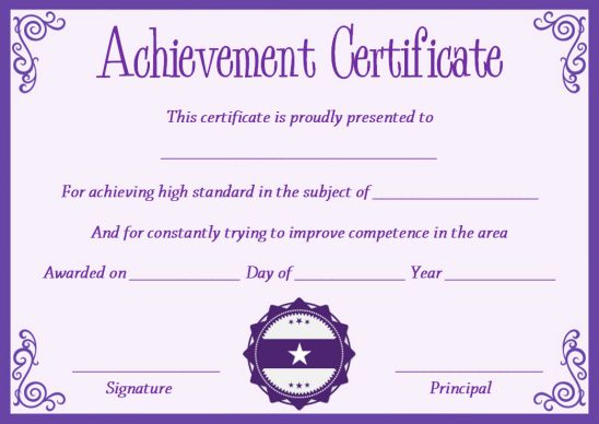 graduation certificate template PowerPoint