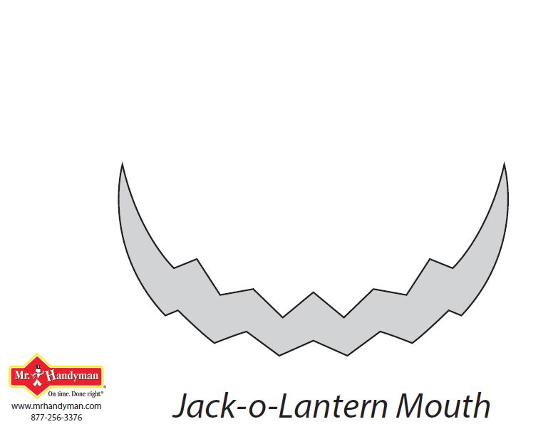Jack O Lantern Printable Mouth