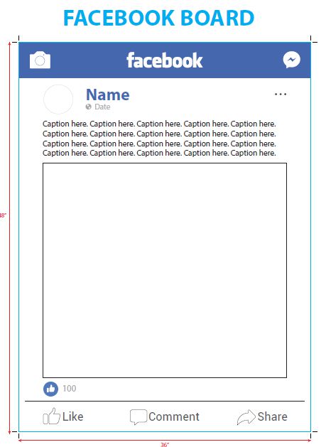 Photo Booth Facebook Template
